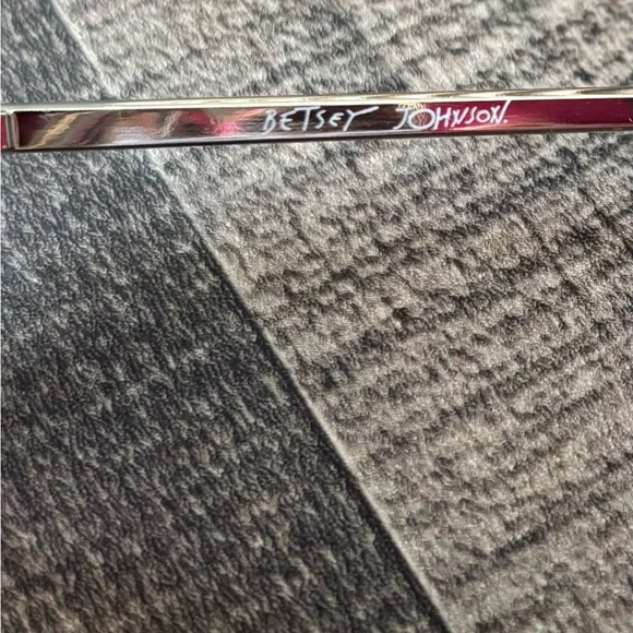 Betsey Johnson Goldtone Rhinestone Embellished Sunglasses - Picture 11 of 13